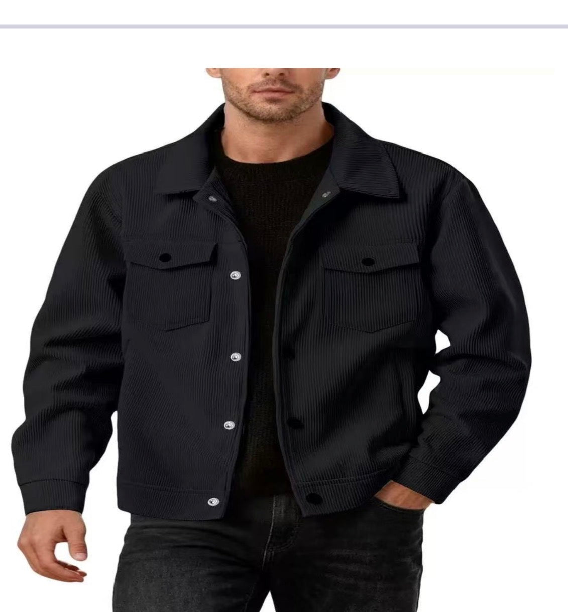 Men’s Premium Corduroy Jacket –     Timeless Urban Style