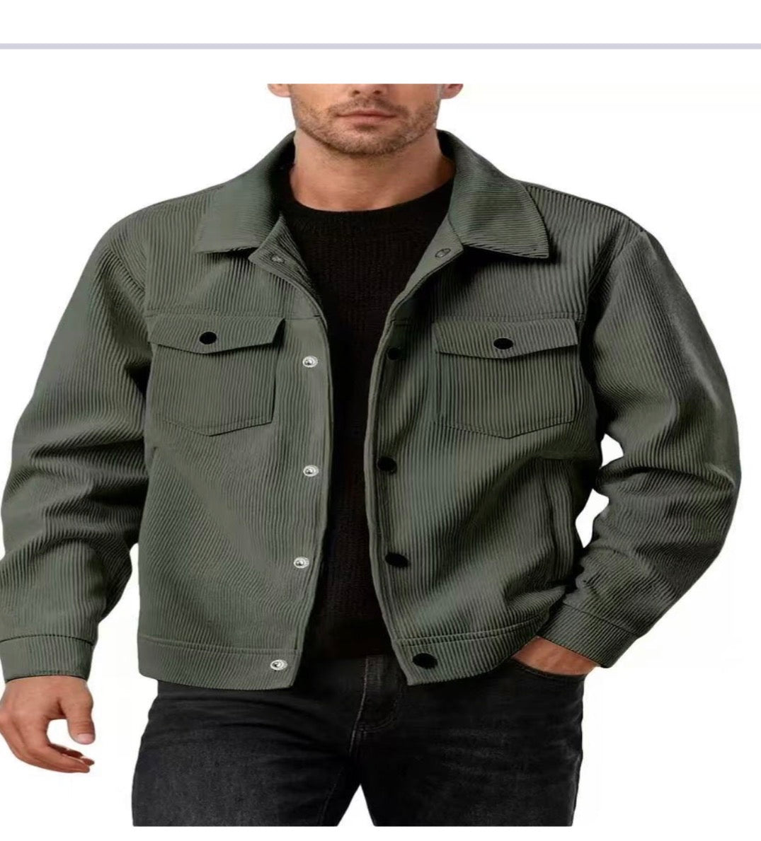 Men’s Premium Corduroy Jacket –     Timeless Urban Style