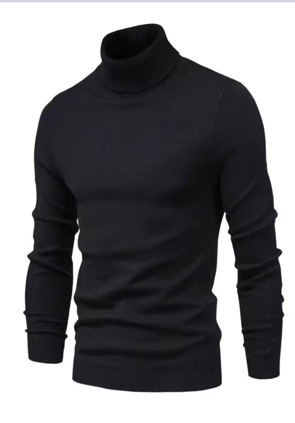 Pull Col Roulé Premium Ajusté – Timeless Elegance Turtleneck